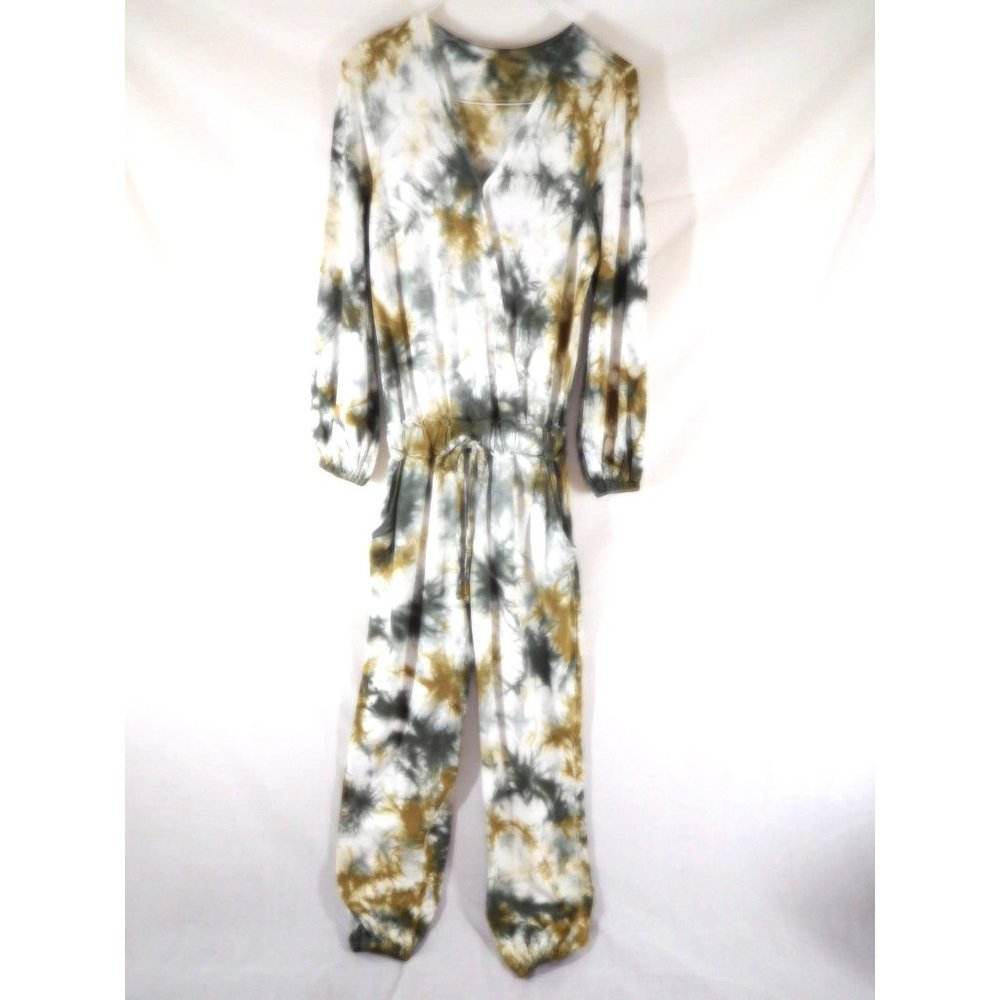 NEW Young Broke & Fabulous SMALL WOMEN Foiley Jumpsuit Marine Cosmic NWOT